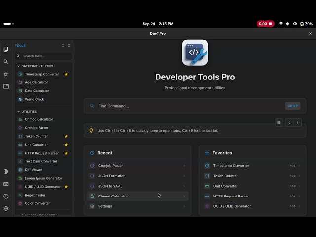 DevT Pro for Linux - 120+ Developer Tools, Now Available