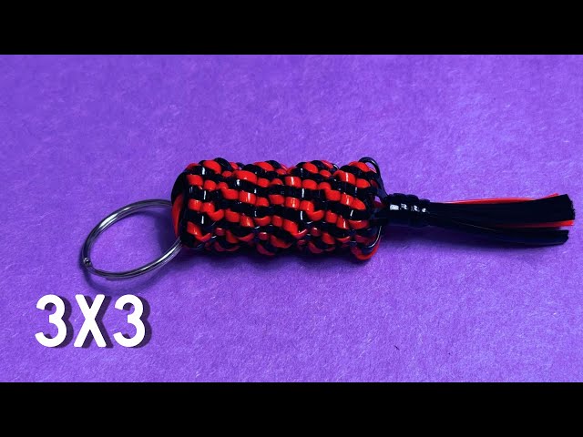 MEGA TIGER 3x3 Boondoggle Keychain Tutorial 