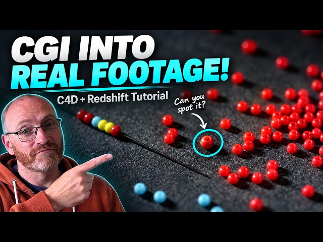 How to Composite CGI Into Real Footage | Cinema 4D + Redshift Tutorial