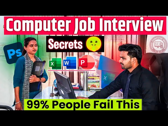 Top Computer Interview Questions &Answer 🖥️ |Crack Any IT Job!" | Vishal Sir