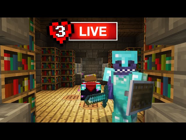 Enchanting Everything I Own - EP.3 Minecraft Hardcore Livestream Series