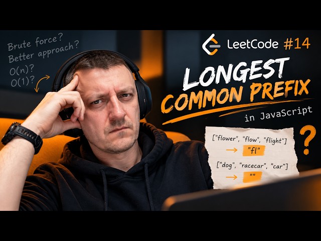Longest Common Prefix in JavaScript | Algorithm Challenges LIVE #002