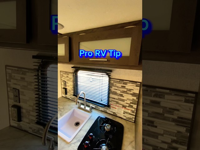 BEST Pro RV Tip: SIMPLE Cupboard Hack! #tips #rvlife #hack #camping #shorts #rv #viral