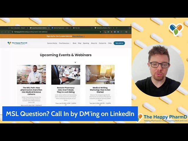 Can You Become an MSL? [The Happy PharmD Hotline]