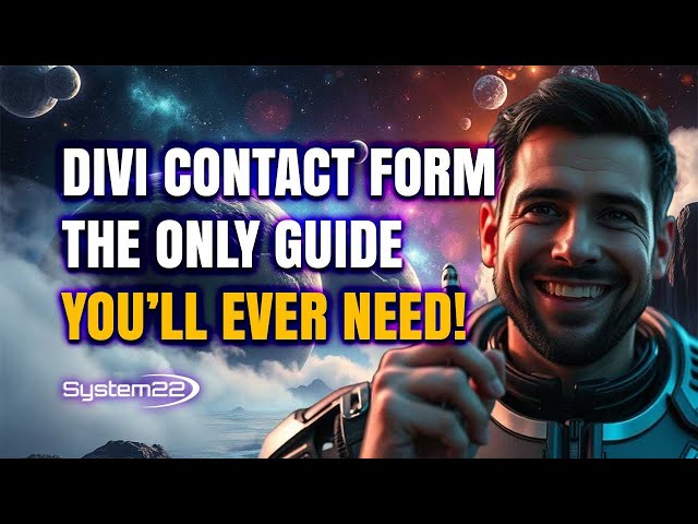 Divi Contact Form Made Easy: The Only Guide You’ll Ever Need!