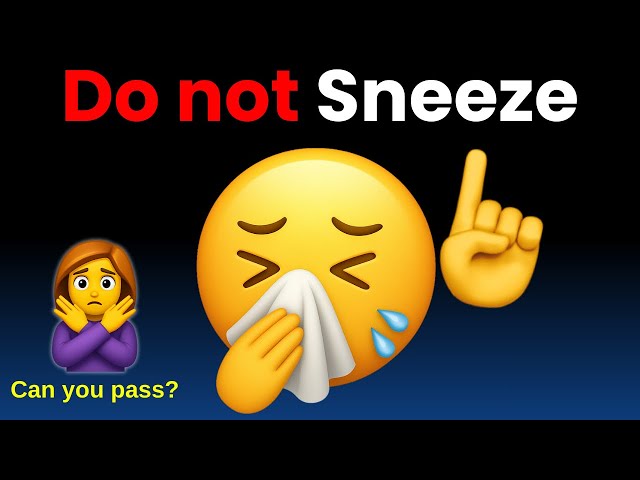 Try not to sneeze 🤧 while watching this video!