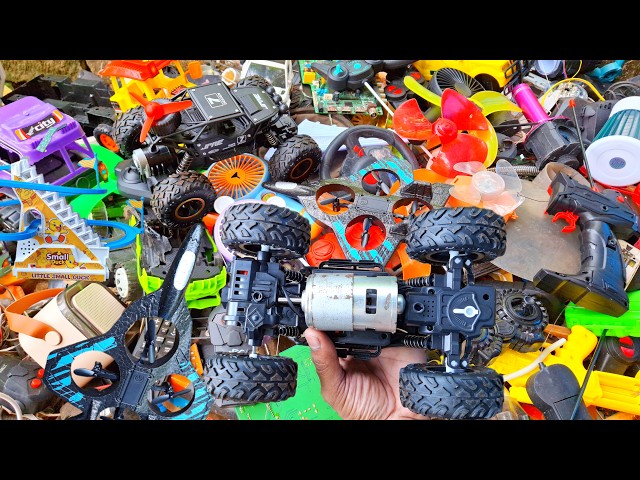 Breaking and opening new dc motor gadgets/ DiY MonstarTruck /drone jet/ checking and Repairing