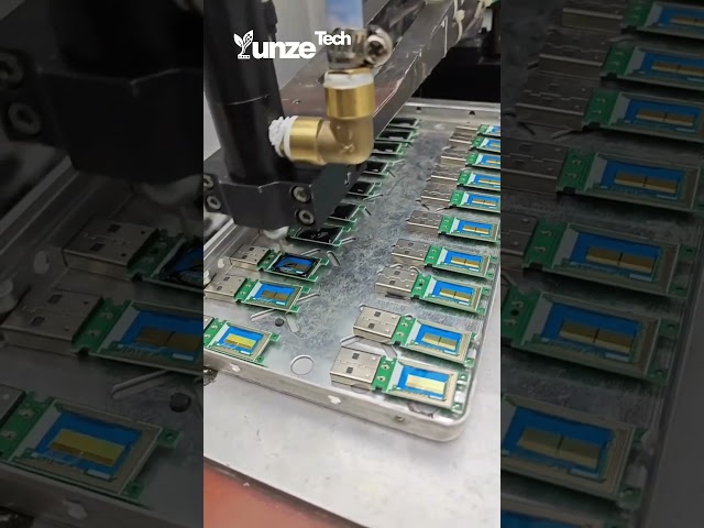 High Speed COB Packaging for USB Drives: Factory Tech