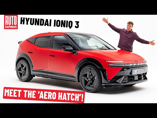 New Hyundai Ioniq 3 'aero hatch' goes strong on sporty flavour