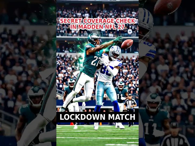 The SECRET Best Match Coverage Check To LOCKDOWN in Madden 27! 🔒 #shorts
