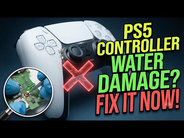 HOW TO FIX PS5 CONTROLLER AFTER WATER DAMAGE