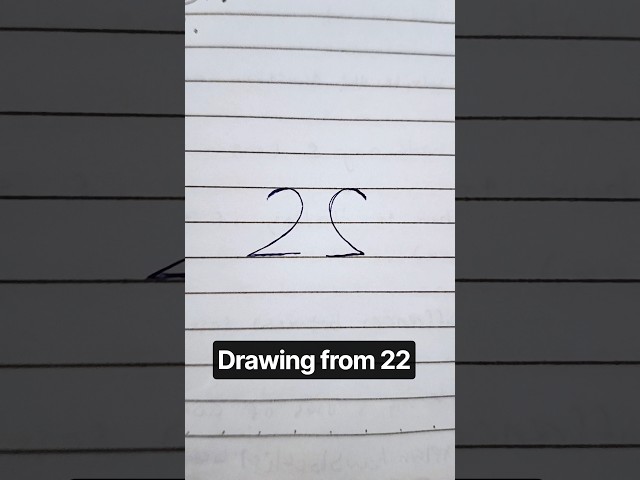 Drawing from 22 🌳 #shorts #drawing #artwithmhahassan
