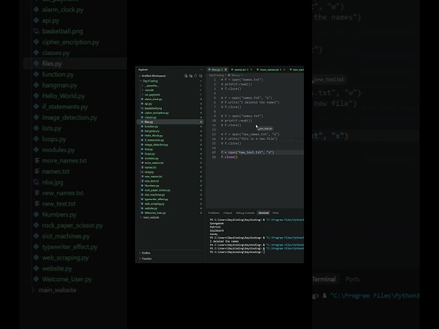 Day 21 of programming: File Handling