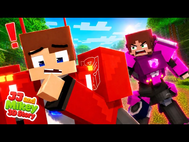 TRANSFORMERS?! - JJ x Sister Story - Minecraft Animation