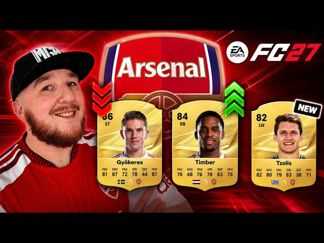 The OFFICIAL Arsenal FC 27 ratings are finally here!