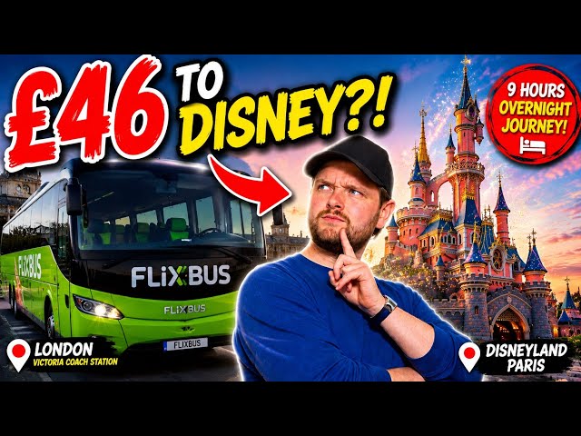 I Took the CHEAPEST Route from London to Disneyland Paris