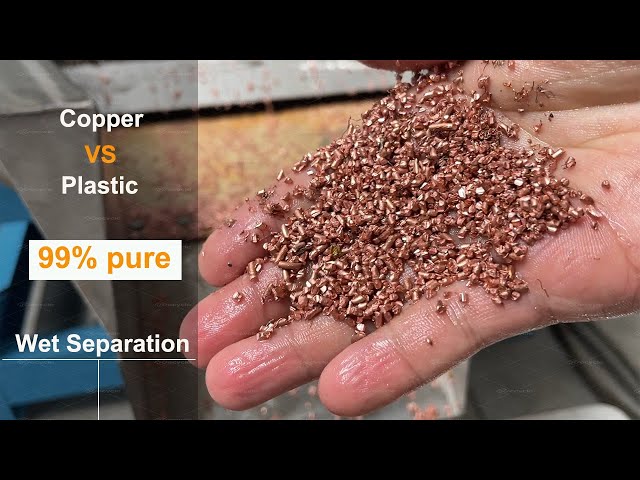 This Wet Copper Granulator Removes 99% Contamination | See The Difference