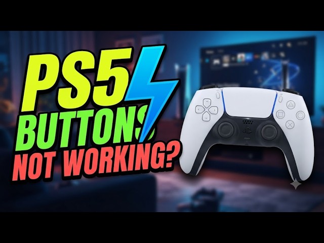 HOW TO FIX BUTTONS NOT WORKING ON PS5 CONTROLLER