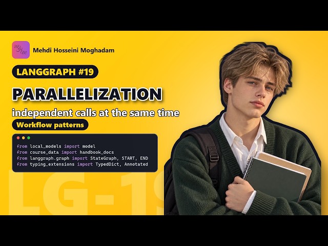 LangGraph #19: Parallelization – LangGraph Run Independent Nodes Concurrently #langgraph #ai