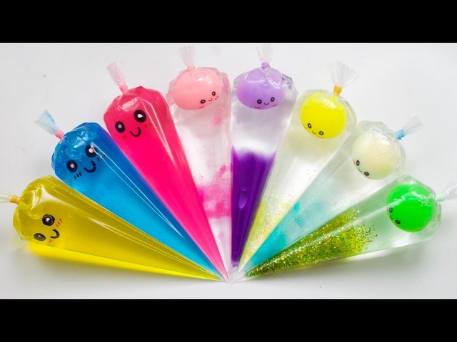 Making Slime with Piping Bags! Most Satisfying Slime Video★ASMR★#ASMR #PipingBags
