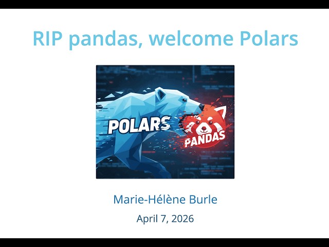 RIP pandas, welcome Polars