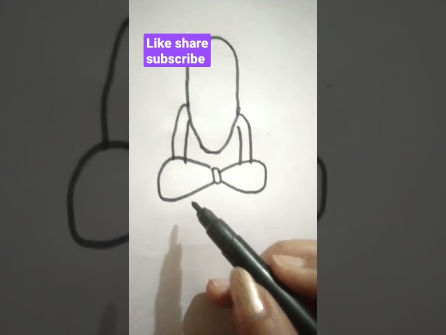 easy girl backside drawing tutorials #art #craft #drawing #craftlove #mycraft #sketch #girl