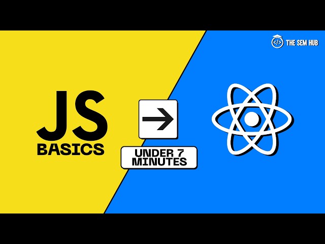 JavaScript Basics for React Beginners | 6 Concepts You Must Know
