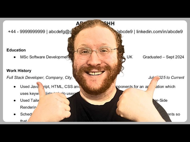 Front End Developer Has a GOOD Resume | Recruiter Reviews Resume