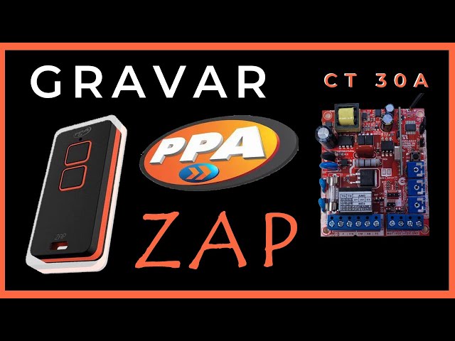 How to Register and Program a PPA ZAP Remote Control on the Omegasat CT 30 A Control Board - Mast...