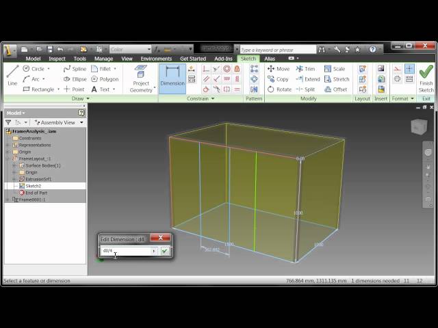 Autodesk Inventor Fundamentals - Basics of Frame Generator Chapter 2