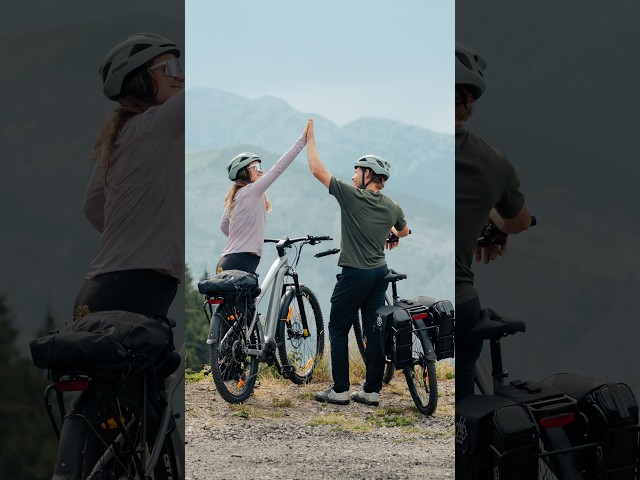 Riding through the French Alps with the Fiido Nomads Pro. 🏔️🚲