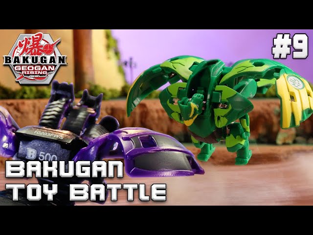 Bakugan Toy Battle 🦅 Nillious vs Falcron - Stop Motion Toy Play Battle for Kids #9 | Geogan Rising