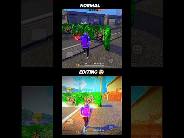 Normal + Editing 🤯 Free Fire Capcut Edit