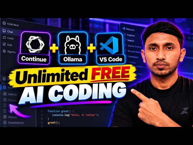 Unlimited FREE AI Coding in VS Code with Continue + Ollama
