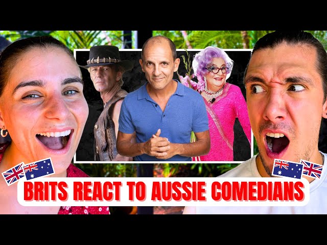 Brits React to Australian Comedy Legends – Carl Barron, Paul Hogan, & Dame Edna! 🇦🇺😂