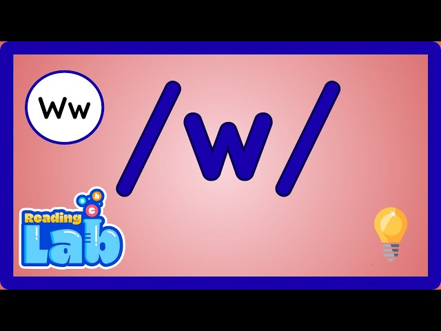 w, /w/ | Letter, Consonant | Grades K-3 | eSpark Instructional Video