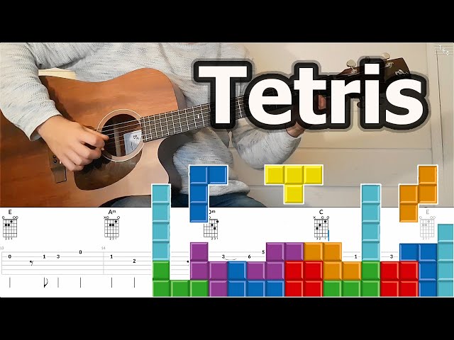 Tetris - Main Theme | Guitar Tabs Tutorial