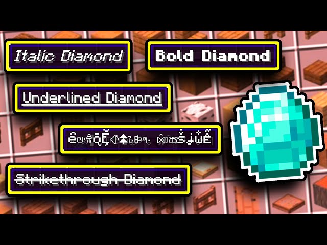 ALL FONT STYLES Custom Name Item Commands in Minecraft 1.21.4 Java?! Give Custom Name Item Commands