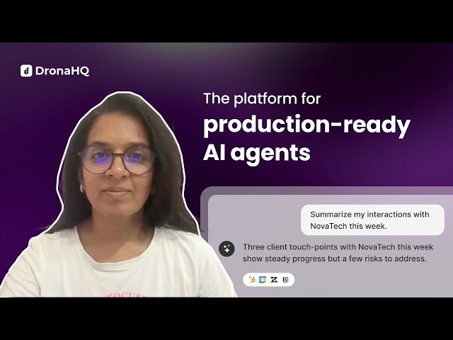 Stop building AI infrastructure: Build production-ready agents in days with DronaHQ
