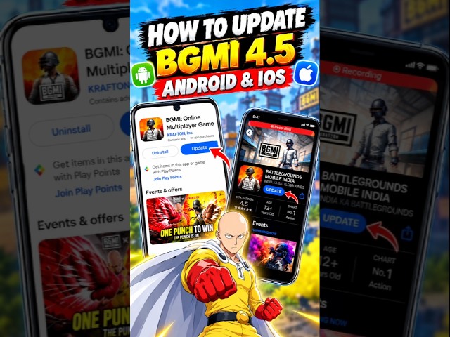 Bgmi 4.6 Update 🤩How To Update Bgmi 4.6v Android & iPhones | Bgmi 4.6 Version Update Kaise Kre