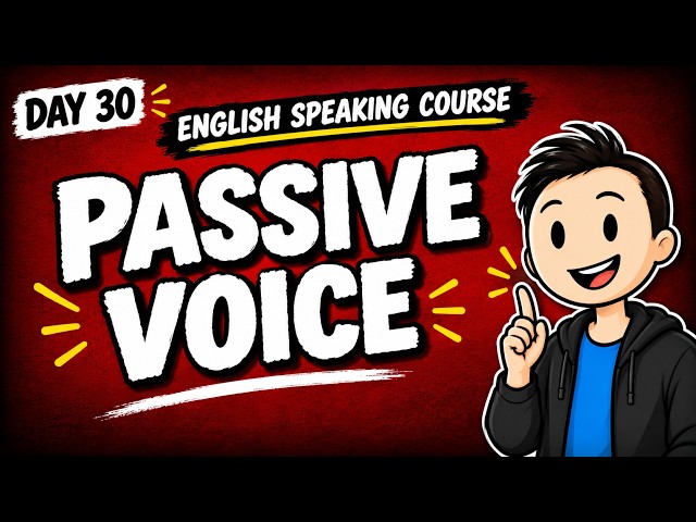 Don't Sound Confused! Master Active vs Passive Voice Fast (Day 30 Challenge)