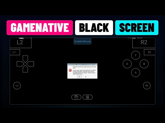 Fix GameNative Black Screen Freeze When Launching 3D Games on