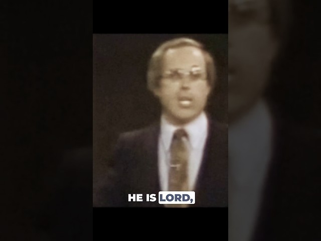 "He is Lord, and I accept Him on His terms, not mine."