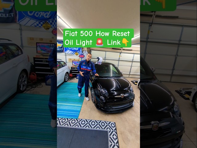 Link👉 FIAT 500⚒️How Reset  Oil 🚨 Light 👉#fiat #fiat500 #fiatabarth #abarth #easy #fix #help#oillight