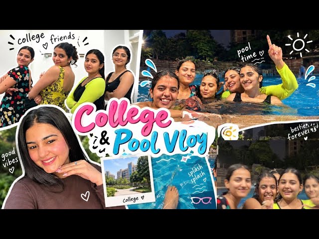 A NORMAL COLLEGE DAY… UNTIL WE ENDED UP IN THE POOL 😭😂 | Daily Vlog