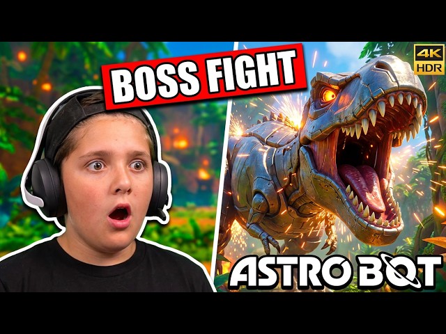 Boss Fight T-Rex Astro Bot PS5!