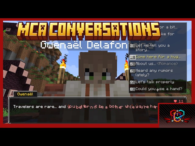 ONE OF THE BEST MCA ADDON MODS - mca: conversations mod showcase