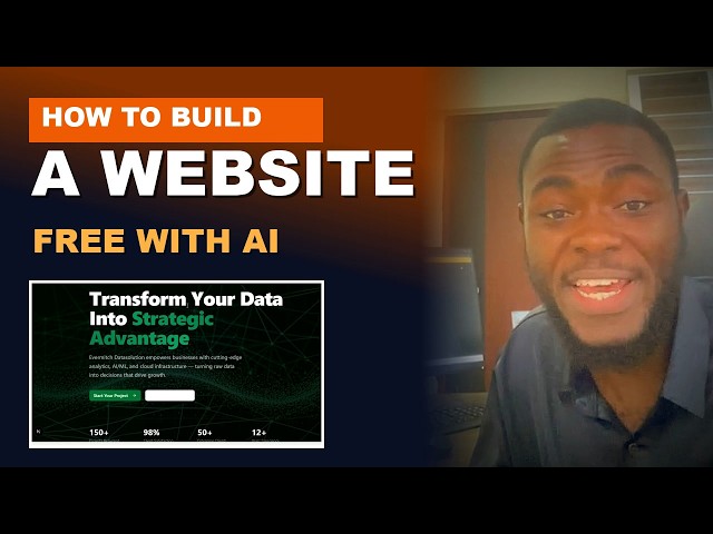 Building website free with AI - Z ai website making tutorial