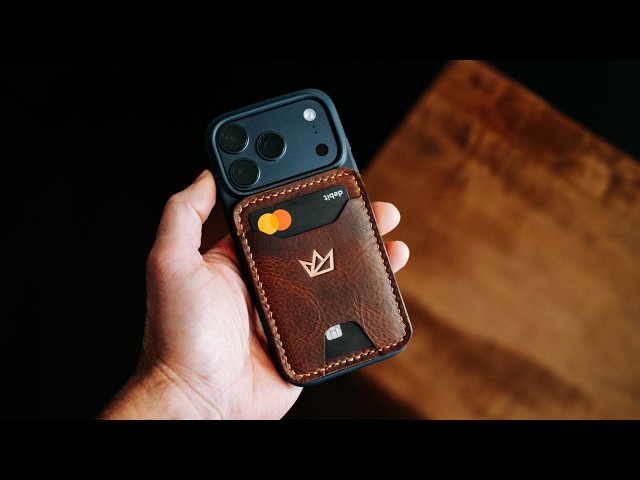 Making a LEATHER MAGSAFE WALLET!