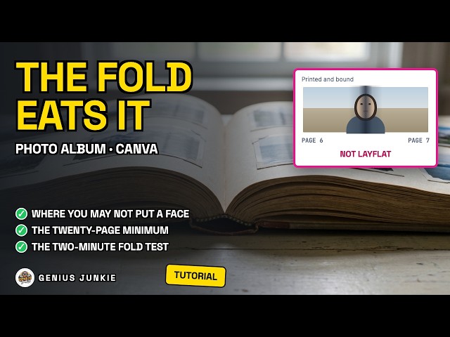 How to Make a Photo Album in Canva 2026 — Print-Ready Photo Book (20 Pages)
